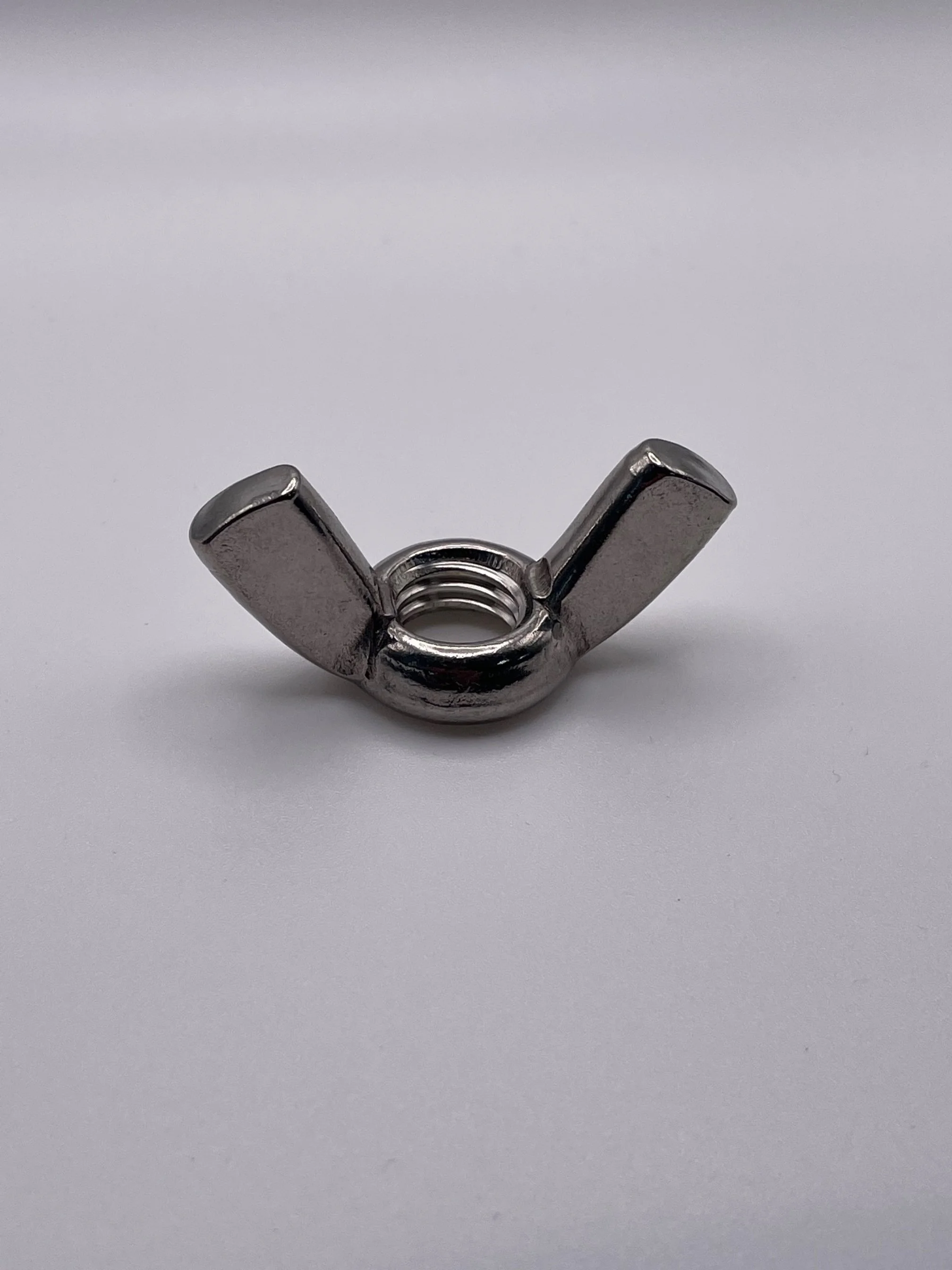 Wing nut【8.0 inch Classic】 fin Hillman Forged Wing Nut, Stainless Steel, 3/8-16-in, 2-pk
